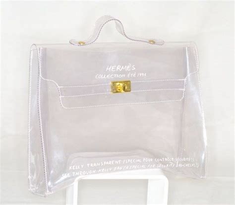 hermes kelly transparent bag|hermes kelly bag vintage.